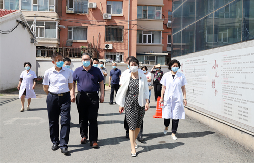 市领导深入红桃视频
调研中医药工作