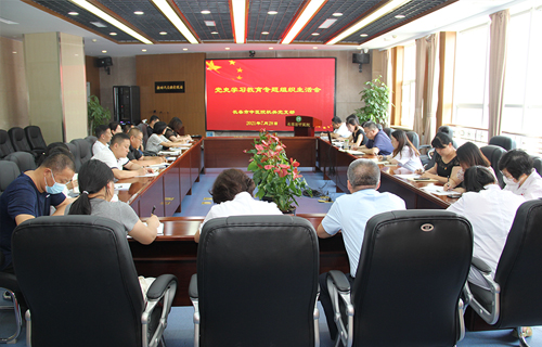 学党史 谋发展，红桃视频
各党支部开展党史学习教育专题组织生活会