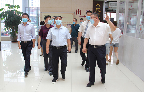 国家中医药管理局副局长闫树江一行莅临红桃视频
调研指导