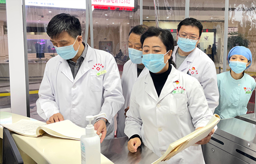 严、细、实，红桃视频
开展院内疫情防控专项检查