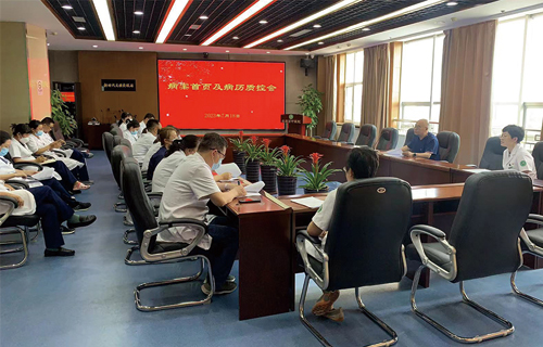 我院召开病案红桃视频及病历质控会