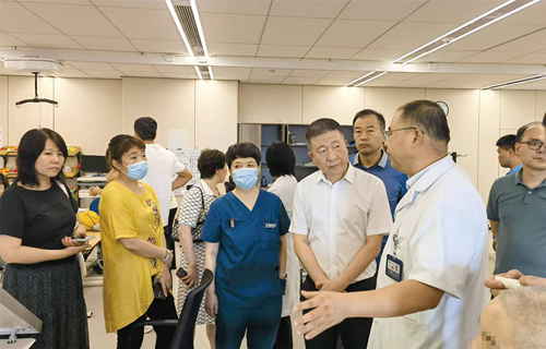 钱锐副院长带队参观吉大三院南湖院区，共谋康复医疗新篇章